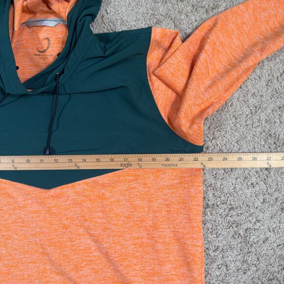 Zero Restriction Tyson Hoodie Men's Medium Orange Performance Golf Outdoor - Picture 6 of 10